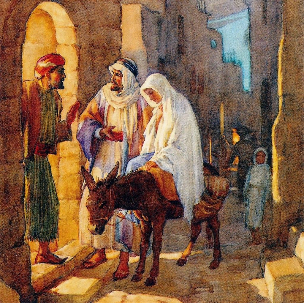 No Room At The Inn by Margaret Tarrant